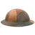 Original U.S. WWI “Old Hickory” 30th Division Camouflage-Painted M1917 Doughboy Helmet with Vertical Insignia