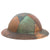 Original U.S. WWI “Old Hickory” 30th Division Camouflage-Painted M1917 Doughboy Helmet with Vertical Insignia