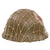 Original WWII Thailand Medic-Painted Combat Helmet with Net - Converted Japanese Type 90 Helmet Original Items