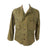 Original U.S. WWII Airborne Army 2nd Model HBT Herringbone Twill Uniform Jacket & Trousers with Paratrooper Wings Drawn on Back of Jacket Original Items