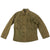 Original U.S. WWII Airborne Army 2nd Model HBT Herringbone Twill Uniform Jacket & Trousers with Paratrooper Wings Drawn on Back of Jacket Original Items