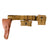Original U.S. WWII Officer’s Pistol Rig - M1936 Pistol Belt, M1911 Holster by Sears, Magazine Pouch, and First Aid Pouch with Carlisle Bandage Original Items