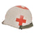 Original U.S. Vietnam War Era Navy Corpsman Red Cross Painted Medic’s Front Seam Swivel Bale M1 Helmet with Updated Firestone Liner