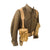 Original Canadian WWII Army 1945-Dated Battledress Uniform Jacket & Trousers with P37 Web Gear Set Made of WWII & Post-War Pieces Original Items