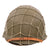 Original U.S. WWII Schlueter Front-Seam Swivel-Bale M1 Helmet with Westinghouse Liner and Period Helmet Net