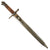 Original Italian WWI M1891 “Truppe Speciali” Carcano Carbine Bayonet with Steel Scabbard Original Items