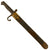 Original Italian M1871/1915 Vetterli Rifle Shortened Bayonet by Turin Arsenal with Scabbard Original Items