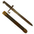Original Italian M1871/1915 Vetterli Rifle Shortened Bayonet by Turin Arsenal with Scabbard Original Items