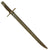 Original Japanese Late WWII Arisaka Type 30 Last Ditch Bayonet with Scabbard by Jinsen Arsenal in Korea Original Items