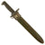 Original U.S. WWII M1 Garand Cut Down 10 inch Bayonet by Union, Fork & Hoe with M7 Scabbard - Dated 1943 Original Items
