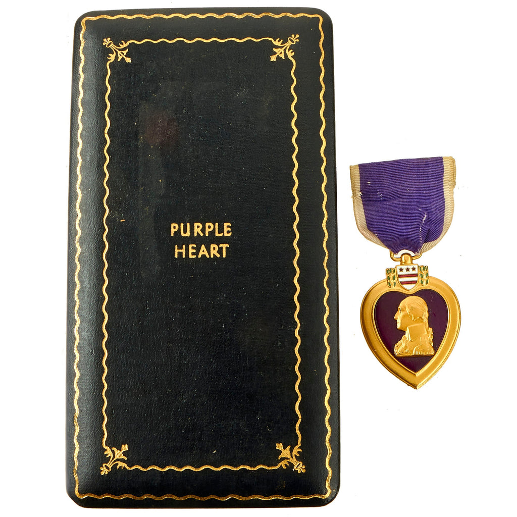 Original U.S. WWII 1942 Rex Products Numbered US Army Purple Heart