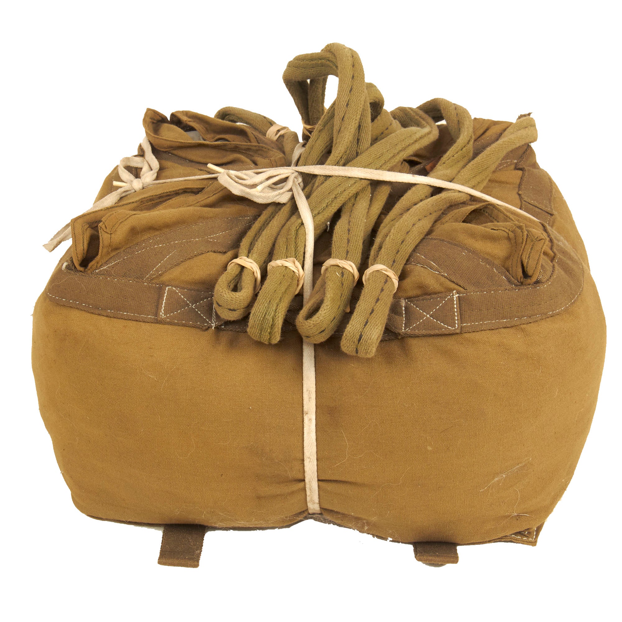 Original U.S. WWII G-1 Type Cargo Parachute Bag With Static Line ...