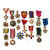 Original WWI / WWII Era European & North American Military Medal Lot - 19 Items Total Original Items