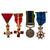 Original WWI / WWII Era European & North American Military Medal Lot - 19 Items Total Original Items