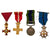 Original WWI / WWII Era European & North American Military Medal Lot - 19 Items Total Original Items
