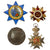 Original WWI / WWII Era European & North American Military Medal Lot - 19 Items Total Original Items