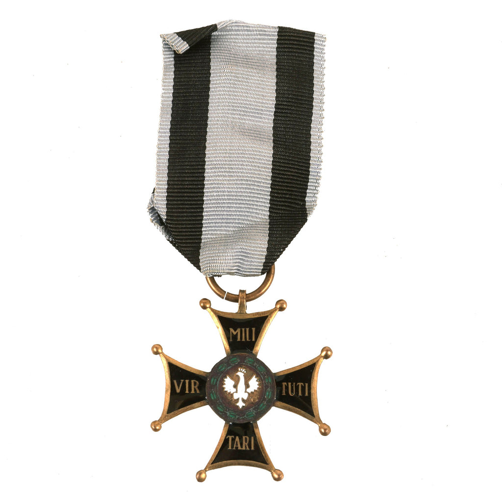 Original Polish Pre-WWII War Order of Virtuti Militari 3rd Class with Full Brooch Original Items