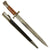 Original British P-1888 Mk.I Bayonet for Lee-Metford & Long Lee-Enfield Rifles with Scabbard Marked to 7th Bn. Royal Scots - Dated 1888 Original Items