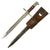 Original WWI Swiss Schmidt-Rubin M1889/99 Knife Bayonet by Waffenfabrik Neuhausen with Scabbard & Frog Original Items