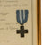 Original Italian WWII Framed War Merit Cross Medal with Original Certificate Named to Pietro Lombardi - 10½ x 14⅝” Original Items