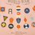 Original U.S. WWI Rare Poster of Insignia of the American Expeditionary Forces - Printed by Adam Scheidt Brewing Co. in 1940 - 20¼” x 27” Original Items