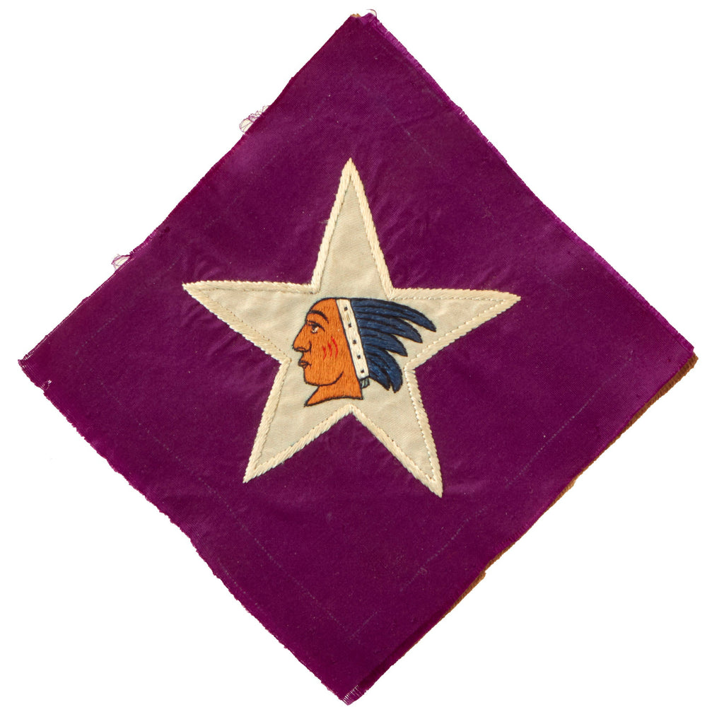 Original U.S. WWI USMC German-Made 73rd Machine Gun Company 6th Marines Insignia Patch Brought Back by U.S. Officer - Made in Hönningen Original Items