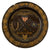 Original U.S. WWI German-Made Named 1st Division Commemorative Service Plate - 6th Field Artillery Regiment Original Items