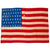 Original U.S. WWII Era French-Made 48-Star Flag with Stamp - 33 x 44” Original Items
