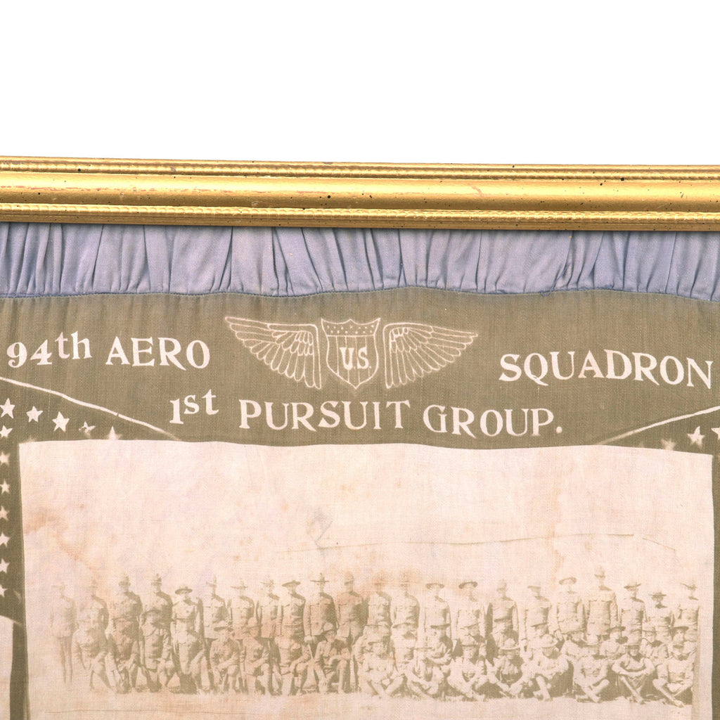 Original U.S. WWI Framed Commemorative “Hat in the Ring” 94th Aero Squ