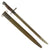 Original U.S. WWI M1917 Enfield Rifle & Trench Gun Bayonet by Remington with Scabbard - Dated 1917 Original Items