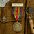 Original U.S. WWI 2nd Division 2nd FA Brigade Regimental Sergeant Major Uniform and Medal Grouping with Velvet Patches & Dog Tags, Yardlong & Pennant - Edmund Smith Mills Original Items