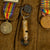 Original U.S. WWI 2nd Division 2nd FA Brigade Regimental Sergeant Major Uniform and Medal Grouping with Velvet Patches & Dog Tags, Yardlong & Pennant - Edmund Smith Mills Original Items