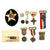 Original U.S. WWI 2nd Division 2nd FA Brigade Regimental Sergeant Major Uniform and Medal Grouping with Velvet Patches & Dog Tags, Yardlong & Pennant - Edmund Smith Mills Original Items