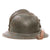 Original French WWI Miniature Model M1915 Adrian Helmet Inkwell with Chinstrap & Inkpot - Rare