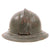 Original French WWI Miniature Model M1915 Adrian Helmet Inkwell with Chinstrap & Inkpot - Rare