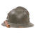 Original French WWI Miniature Model M1915 Adrian Helmet Inkwell with Chinstrap & Inkpot - Rare