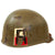 Original U.S. WWII 1st US Army Ordnance Painted M1 Helmet Liner by Firestone Original Items