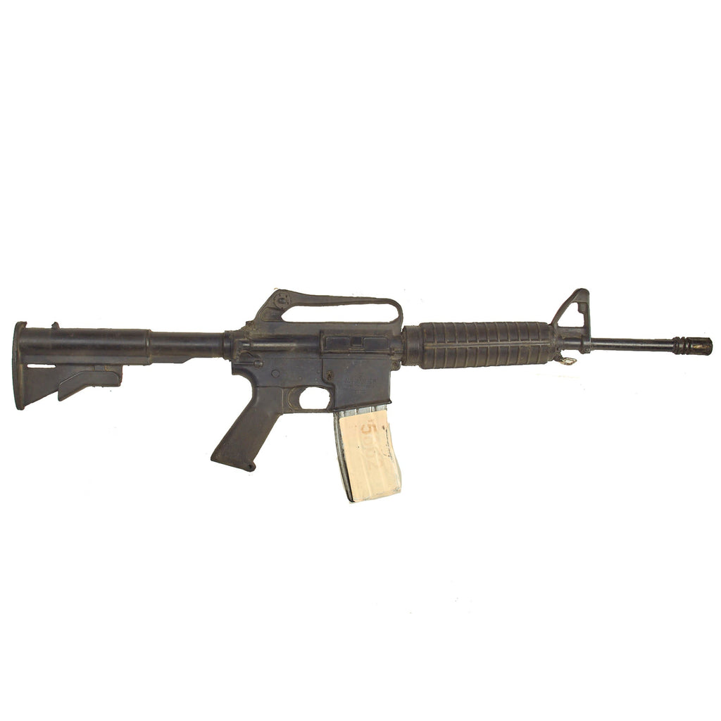 Original Rubber Film Prop Colt M16A2 (“AR15A2”) From Ellis Props - As Used in “Entrapment” - M4A1 Carbine Original Items