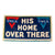 Original U.S. WWI YMCA YWCA “His Home Over There” Oversized Recruitment Poster - 21⅝ x 41” Original Items