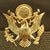 Original U.S. WWII Named US Army Officer’s Winter Service Peaked Visor by Knox - George R. Hickman Original Items