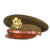 Original U.S. WWII Named US Army Officer’s Winter Service Peaked Visor by Knox - George R. Hickman Original Items