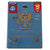 Original U.S. WWII 504th Parachute Infantry “The Devils in Baggy Pants” 82nd Airborne Combat Record Book with Patches & CIB Attached to Cover Original Items