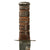 Original U.S. WWII USN Mark 2 KA-BAR Blade Marked Fighting Knife with Heavily Worn Leather Scabbard by Boyt - Dated 1943 - Replaced Securing Strap Original Items