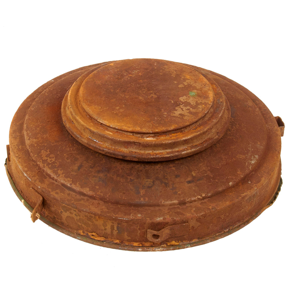 Original German WWII Anti-Tank Tellermine T.Mi.43 Inert Mine with Extreme Oxidation - No Handle Original Items