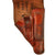 Original German WWII Rare NSDAP Political Leader Walther PPK Pistol Brown Leather Breakaway Holster Original Items