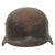 Original German WWII Luftwaffe M35 Double Decal Steel Helmet with 1938 Dated 57cm Liner & Chinstrap - Stamped EF64 Original Items