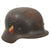 Original German WWII Luftwaffe M35 Double Decal Steel Helmet with 1938 Dated 57cm Liner & Chinstrap - Stamped EF64 Original Items