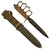 Original U.S. WWI/WWII Model 1918 Mark 1 Trench Knife “Paratrooper” Used with M8 Scabbard Original Items