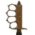 Original U.S. WWI/WWII Model 1918 Mark 1 Trench Knife “Paratrooper” Used with M8 Scabbard Original Items