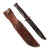 Original U.S. WWII USN Red Spacer Mark 2 KA-BAR Fighting Knife by Robeson Cutlery with USN Leather Sheath Original Items